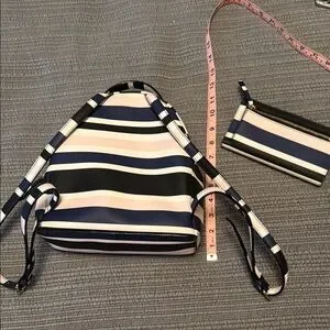Kate Spade Black and Pink Backpack with Modern Design Kate Spade New York Cameron Grand Flora Mini Convertible  main image 2